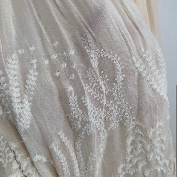 Vanessa Bruno voile embroidered skirt - Picture 7 of 9